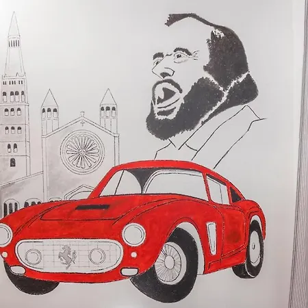 아파트 Modena's Graffiti House In The Heart Of Movida 모데나